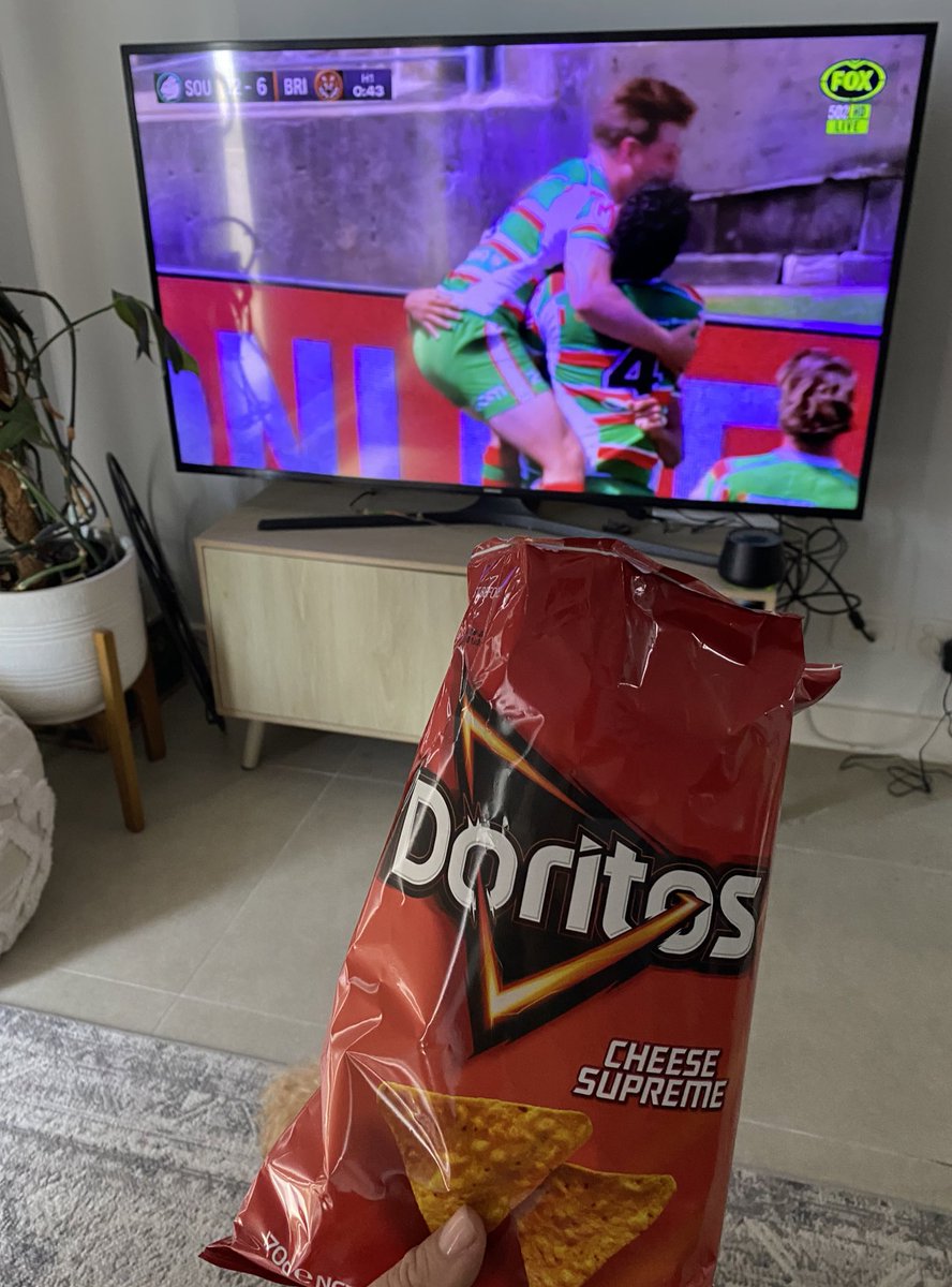 35 degrees in Sydney means hiding indoors with the aircon and a packet of Doritos #StateChampionships