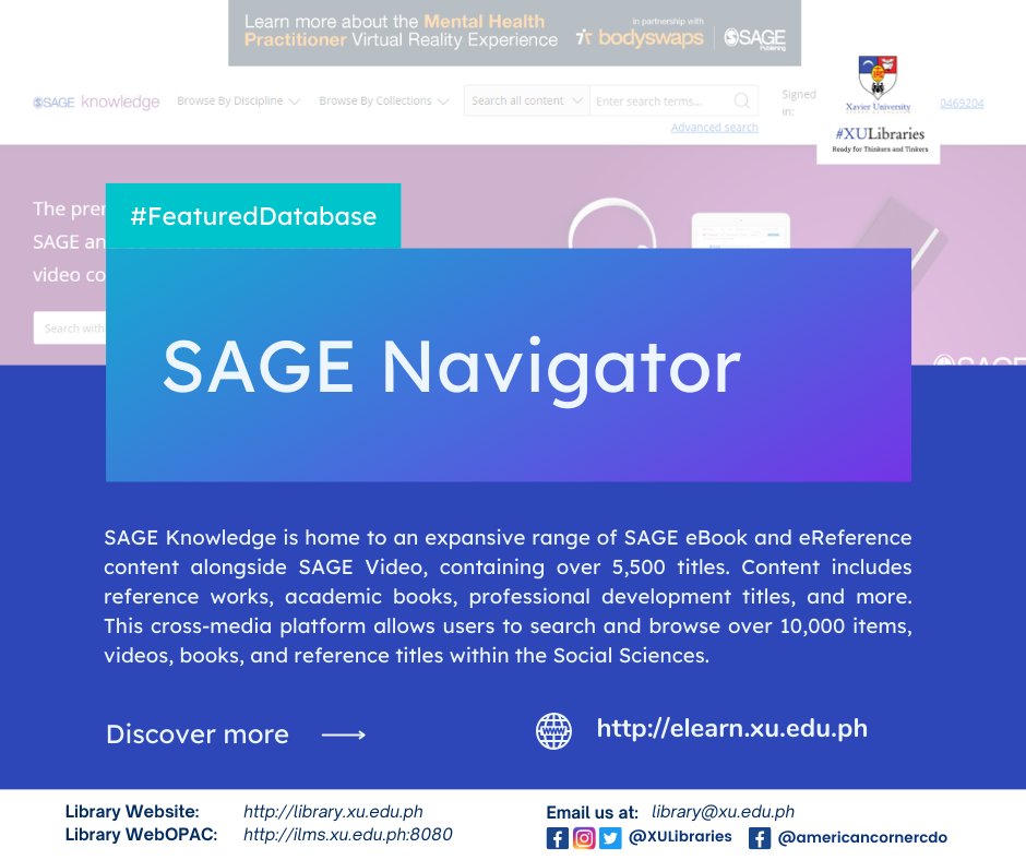 XULibraries's tweet photo. Our library offers a treasure trove of Subscribed Databases, carefully curated to empower your academic journey.

#LibraryDatabases #OnlineResources #XULibraries #XULibraryDatabase #XULibraryDatabase2023 #SubscribedDatabases #XUSubscribedDatabases #XUSubscribedDatabases2023 https://t.co/ibRXhkxB0T