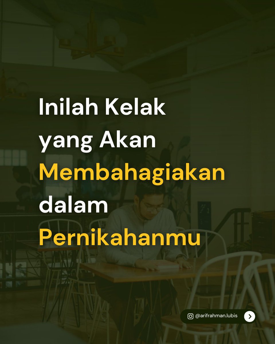 Inilah kelak yang akan membahagiakan dalam pernikahanmu