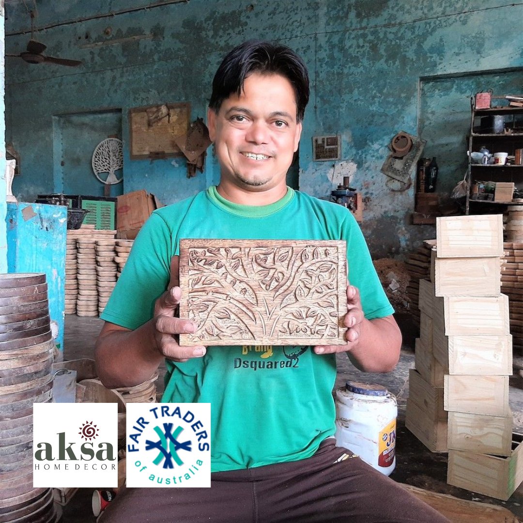 Our Fair Trader of Australia Programme independently verifies member businesses that demonstrate they have the 10 Fair Trade Principles at the core of their business practice.
<a href="/AksaHomeDecor/">Aksa Home Decor</a> is a great example. tinyurl.com/rcd4dh2b #BuildBackFairer #FairTradersOfAustralia