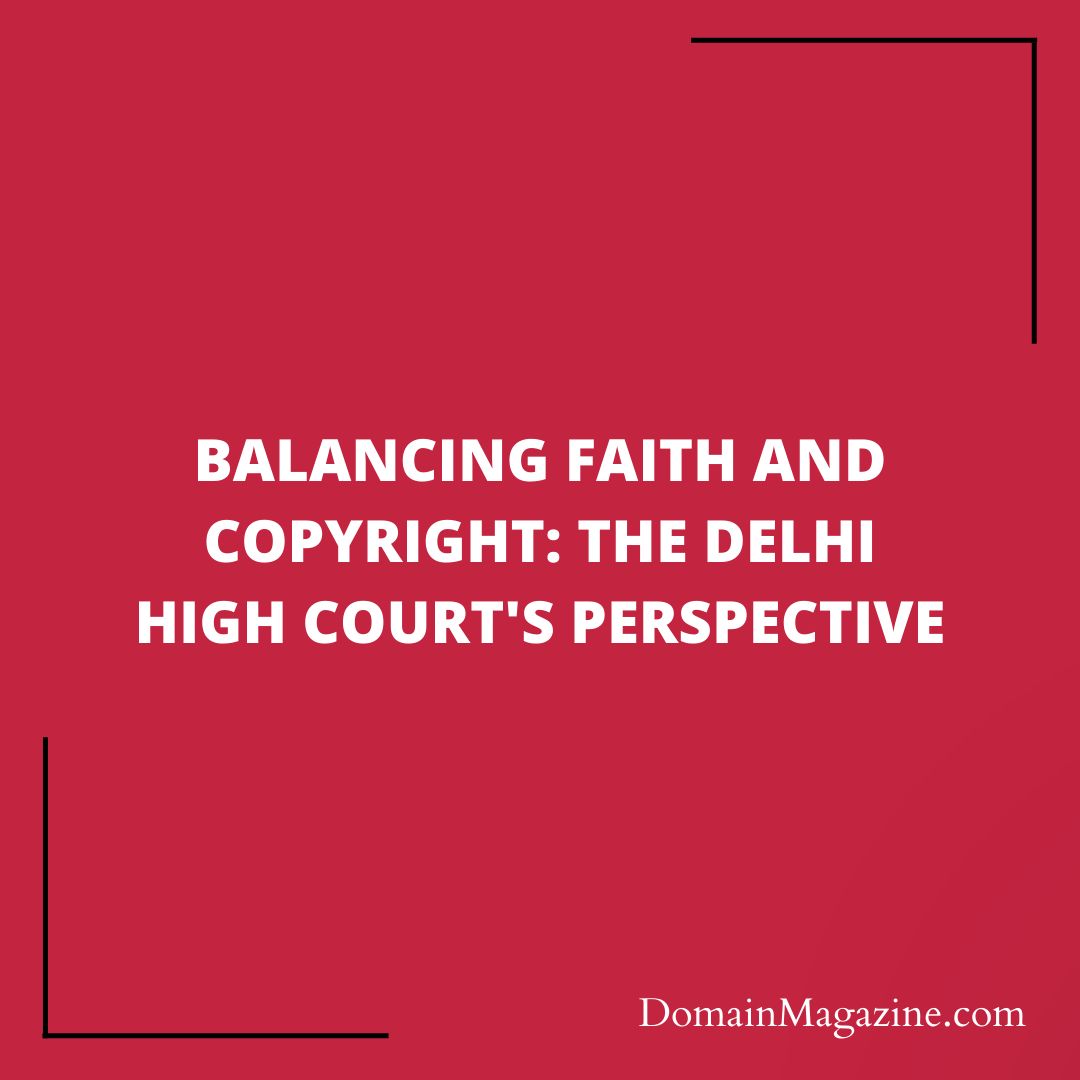 Delhi High Court: Protecting Spiritual Texts ⚖️📜 

Read here: buff.ly/46xaJI4 

#DomainMagazine #DomainName #CopyrightProtection #SpiritualTexts #Legal#DelhiHighCourt #CopyrightRuling #AuthorRights #IntellectualProperty  #BhagavadGita #ISKCON #CreatorsRights