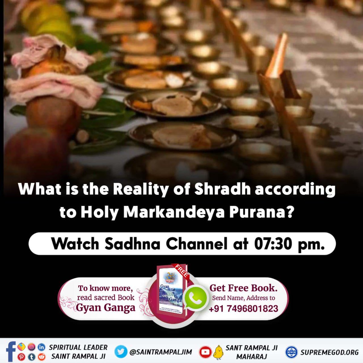 AryanKu17868901's tweet photo. #श्राद्ध_शास्त्रविरुद्ध_साधना
What is the Reality of Shradh according to Holy Markandeya Purana?

Watch Sadhna Channel at 07:30 pm.
Kabir Is God https://t.co/nv9idrA3D4