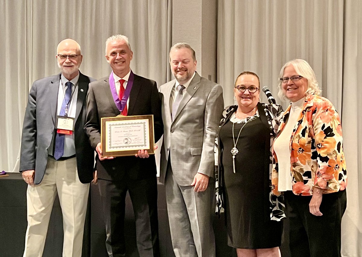 JackieGoodway's tweet photo. So proud of Dr. Sue Sutherland and Dr. Brian Turner for their induction as a Fellow into the National Academy of Kinesiology. The highest honor kinesiology can bestow. We are so proud of their accomplishments. https://t.co/SG4sFIK50q