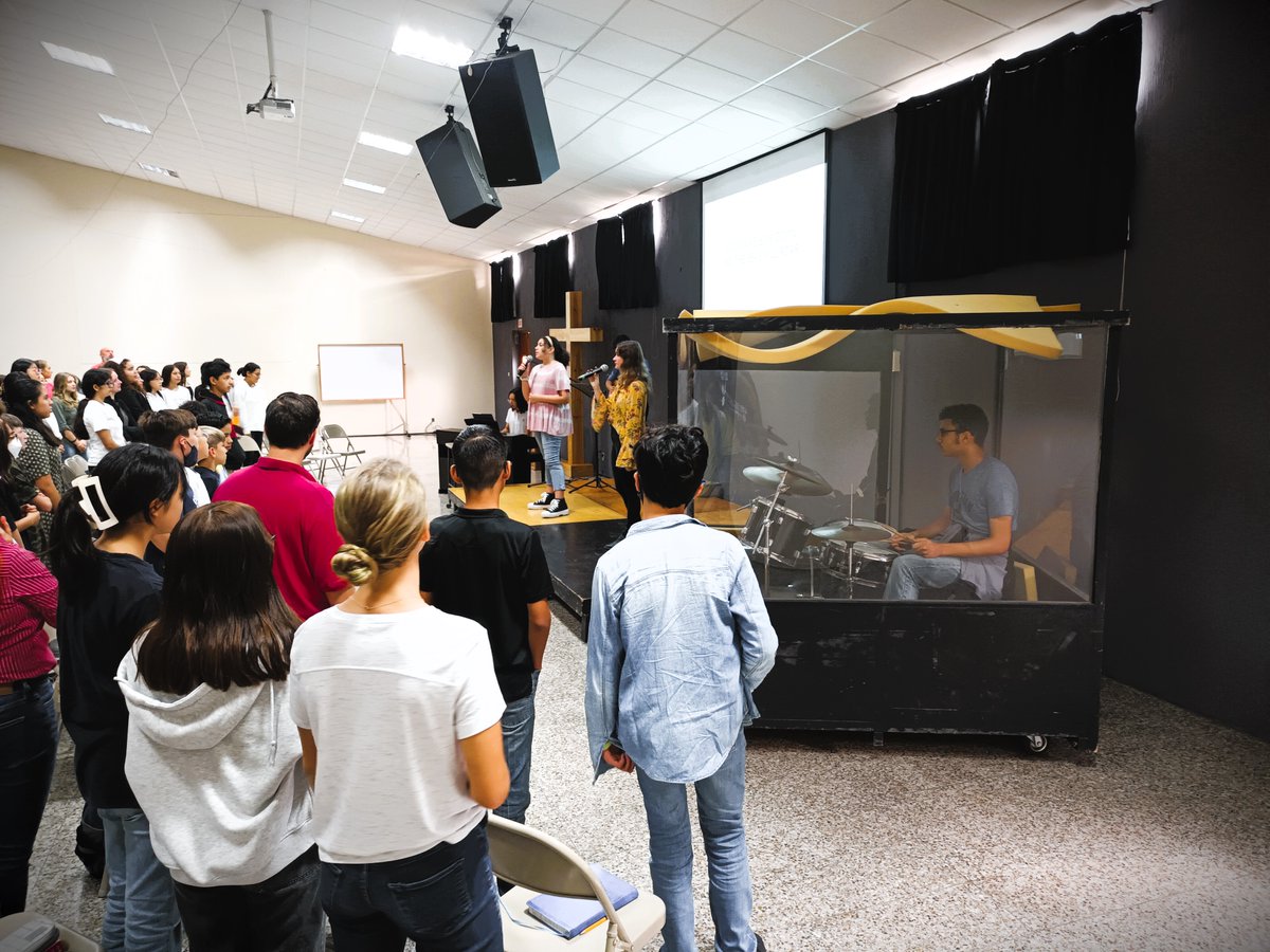 leviandjackie's tweet photo. Serving the kids in Guatemala through teaching, career guidance, and our own children serving their peers too! Our son on the drums and daughter in pink singing! God is good. https://t.co/met2OtWkQf https://t.co/x9VIiQnoLB