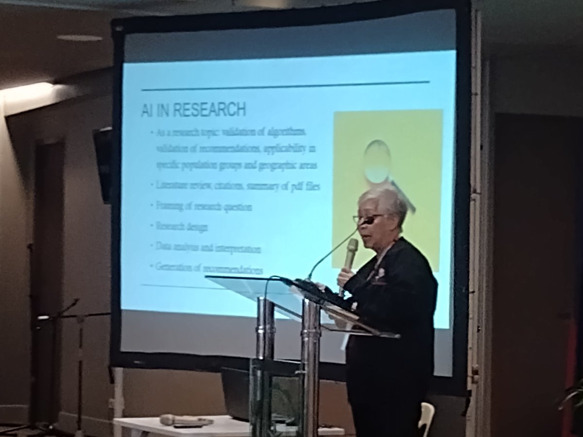 On AI and Ethical Research
#PhilippineDatathon2023

'AI will not always be there. AI may not be able to tell you all methods'
- Dr. Marita Reyes, HTAC @DOHgovph & prev @UPManilaOnline chancellor

#CAREph #SCOLIOSISph #TMC #DLSU #MIT #DOST #AeHIN #ADMU #UP #RUC