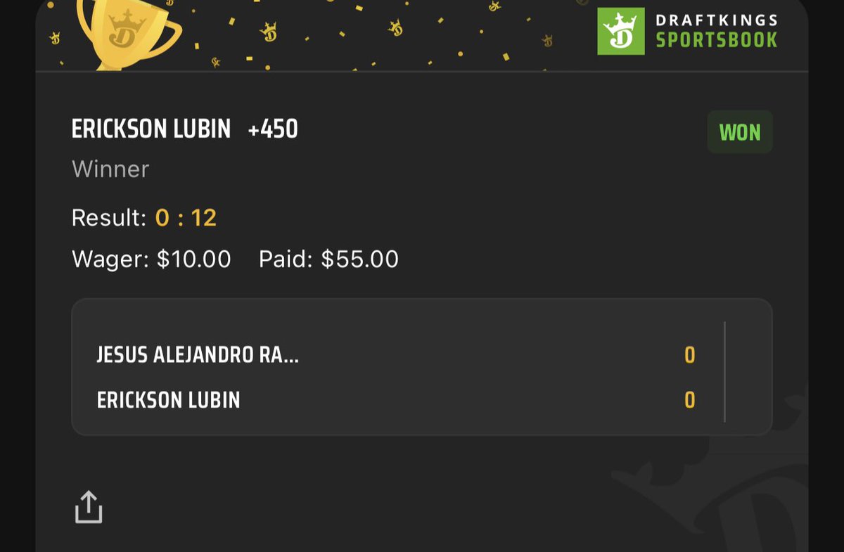 JoeMontanaBets's tweet image. Erickson Lubin ML +450 ✅

s/o @PiattPicks @TheGlizzyCord discord.gg/mHg5Z5sWGd

#GamblingX #GamblingTwitter #CaneloCharlo