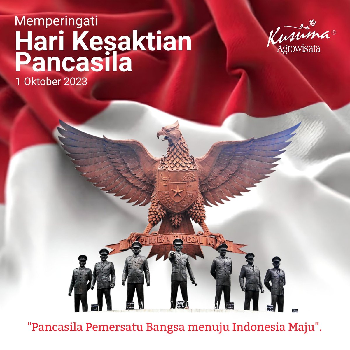 Peringatan Hari Kesaktian Pancasila ini untuk mengenang Pancasila sebagai dasar negara yang selalu teguh meski ada upaya untuk menjatuhkannya