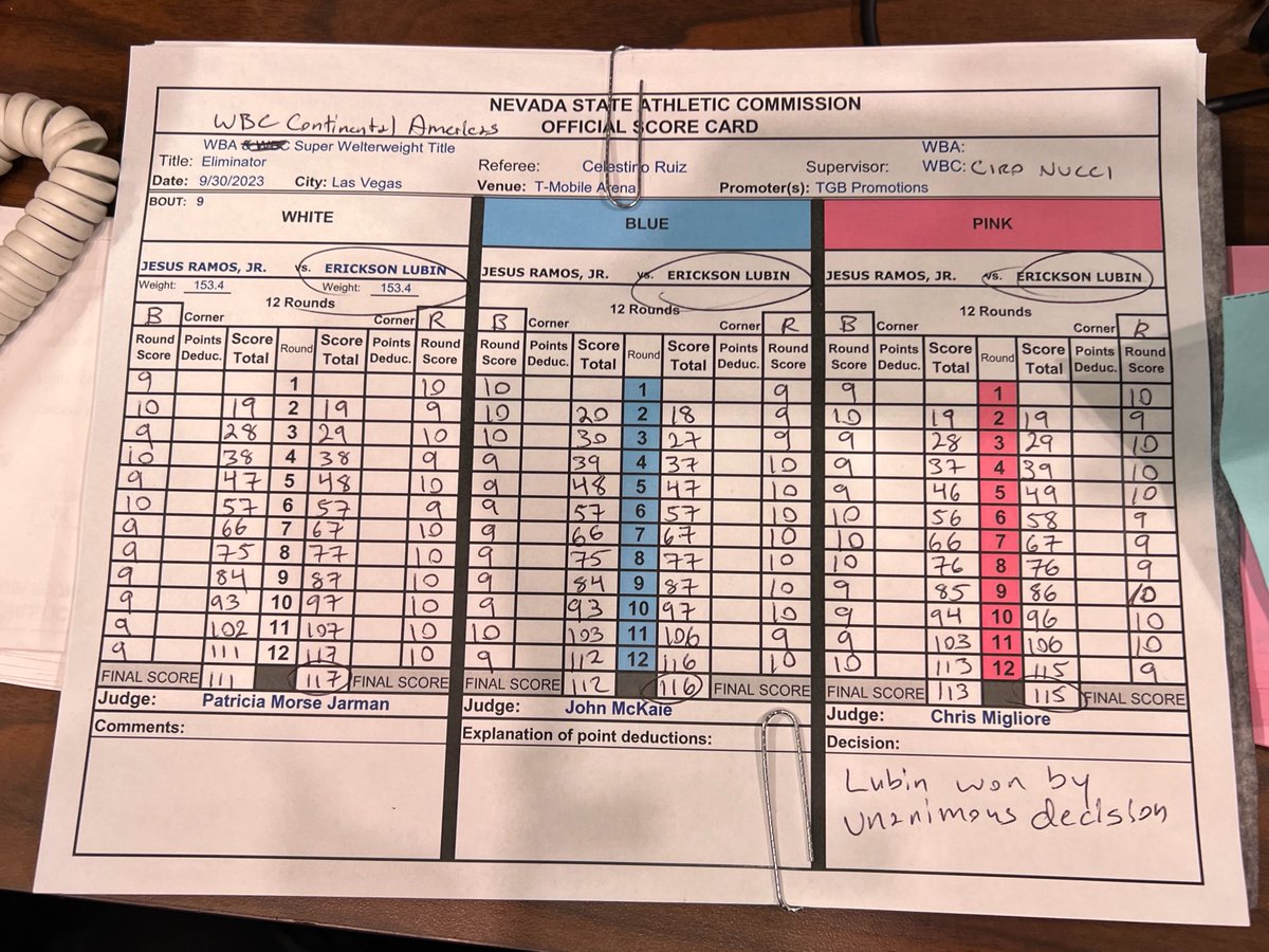 atsboxing's tweet photo. Official scorecard from #RamosLubin ⬇️ https://t.co/jMWvTQfT1W