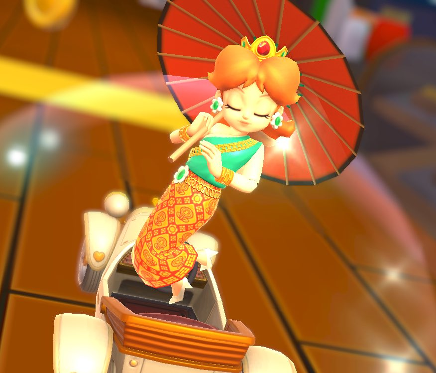 princess daisy thai dress  Daisy in her Thailand outfit from Mario Kart Tour.  . [] # PrincessDaisy #Daisy #DigitalArt #Fanart #Yellow #Flowers # #Princess  #NintendoSwitch #MarioKart #MarioKartTour #Thailand []