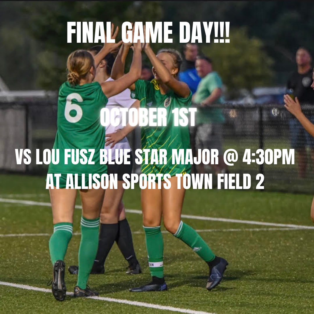 GREAT GAME! A 5-1 win against some more great competition. Now only one more game to finish off the weekend!!🔥🔥🔥
<a href="/JBMarineMorris/">JB Marine Elite64 2007G</a> <a href="/MOyouthSoccer/">Missouri Youth ⚽️</a>