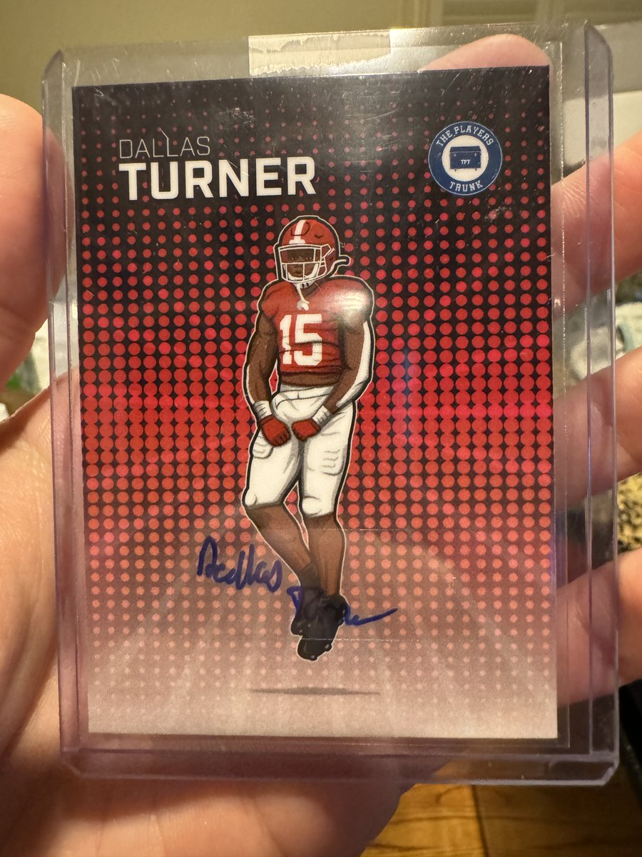 pjbrown_III's tweet photo. Keep ballinโ out, Dallas Turner
Stud
Make this card worth something lol
#RollTide #DallasTurner #BAMAvsMSST https://t.co/Vm4rSjukMT