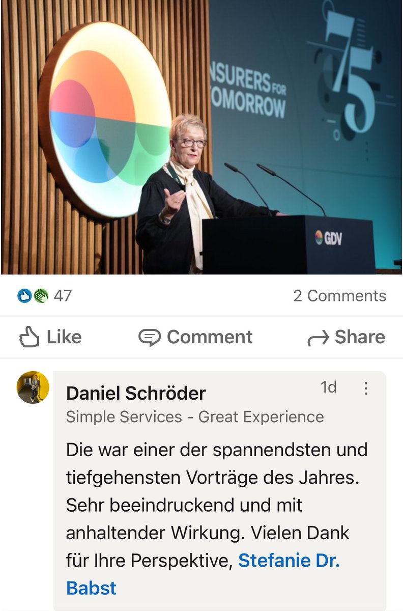 DrBabst's tweet image. #gdv Herbstempfang: Danke Daniel Schröder🙏🤩