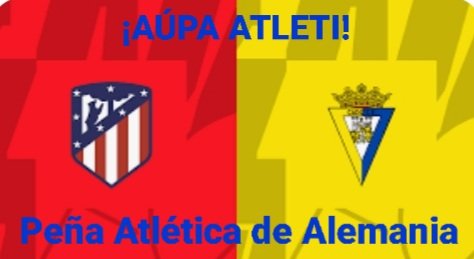 Heute spielt der glorreiche Atlético de Madrid. Lasst uns noch 3 Punkte holen!
Hoy juega el glorioso Atlético de Madrid. ¡A por 3 puntos más!

#peñaatléticadealemania #atletivscadiz #LaLiga #matchday #DiaDePartido #OrgulloColchonero #ganaryganaryganaryvolveraganar 
❤🤍🇩🇪🏧💪