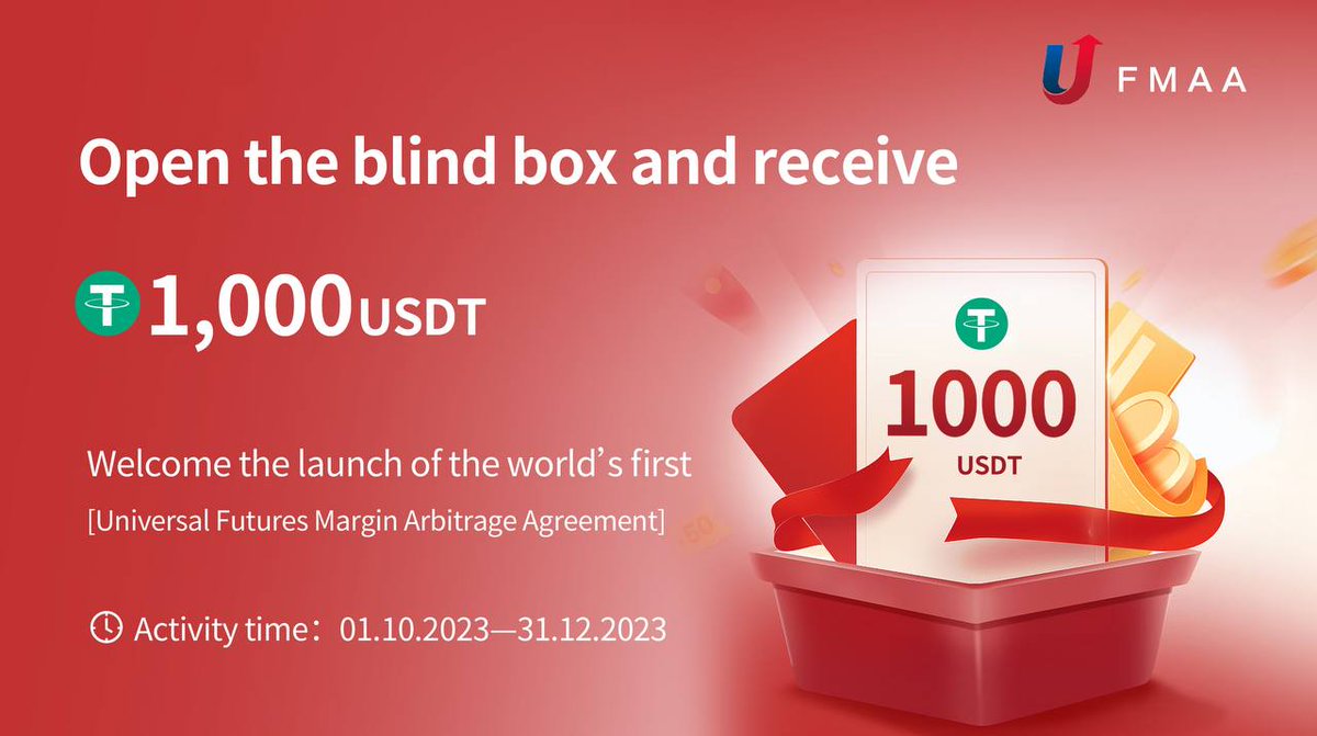 MSC276485675482's tweet photo. 👏Welcome the official launch of the world’s first [Universal Futures Margin Agreement] 
🎁Activity content: Open the blind box and receive USDT
⏰Event time: 01.10.2023 — 31.12.2023
Official website：https://t.co/WFJDNpvuhb
Official telegram: https://t.co/ULFSWuIrqE https://t.co/GDUKO0hpOK