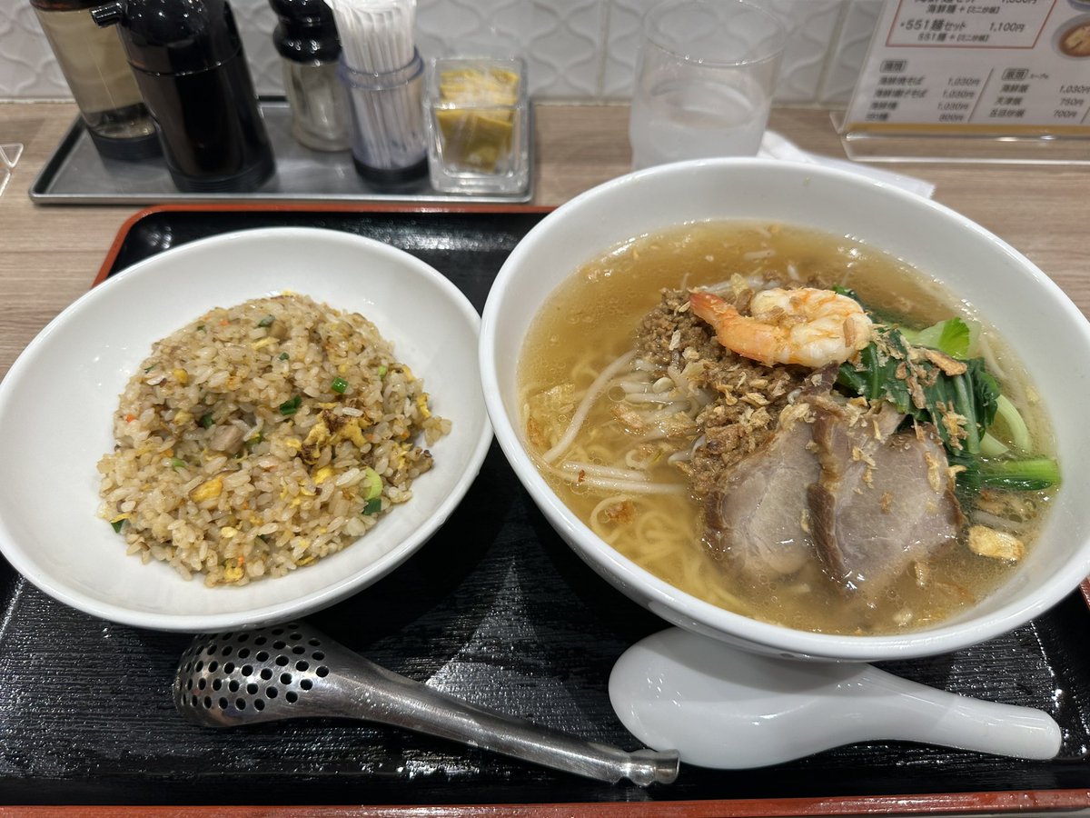 ヌン活と551レストランしました