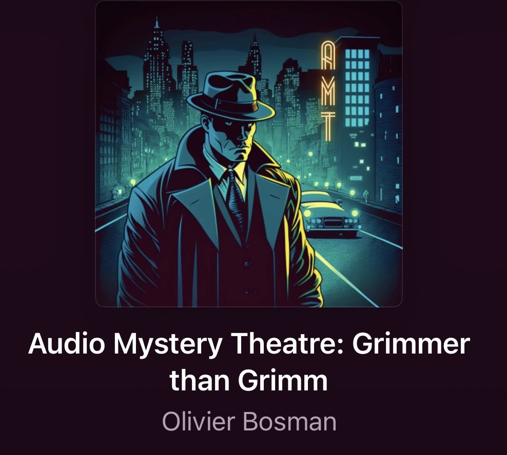 It’s finally out! Ep 1 of ‘Grimmer Than Grimm’. Perfect for a spooky, mysterious 1st October🕵🏻 Thank you @RichCraftVO &amp; <a href="/OlivierBosman/">Audio Mystery Theatre</a> for the opportunity to play the conniving Clarissa. 😉
Listen here: rb.gy/4yfra