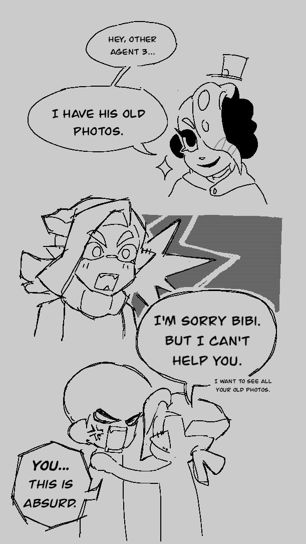 short comic about one of the neo agent 3s and vice captain 8 