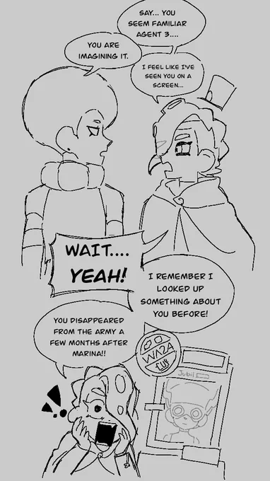 short comic about one of the neo agent 3s and vice captain 8 