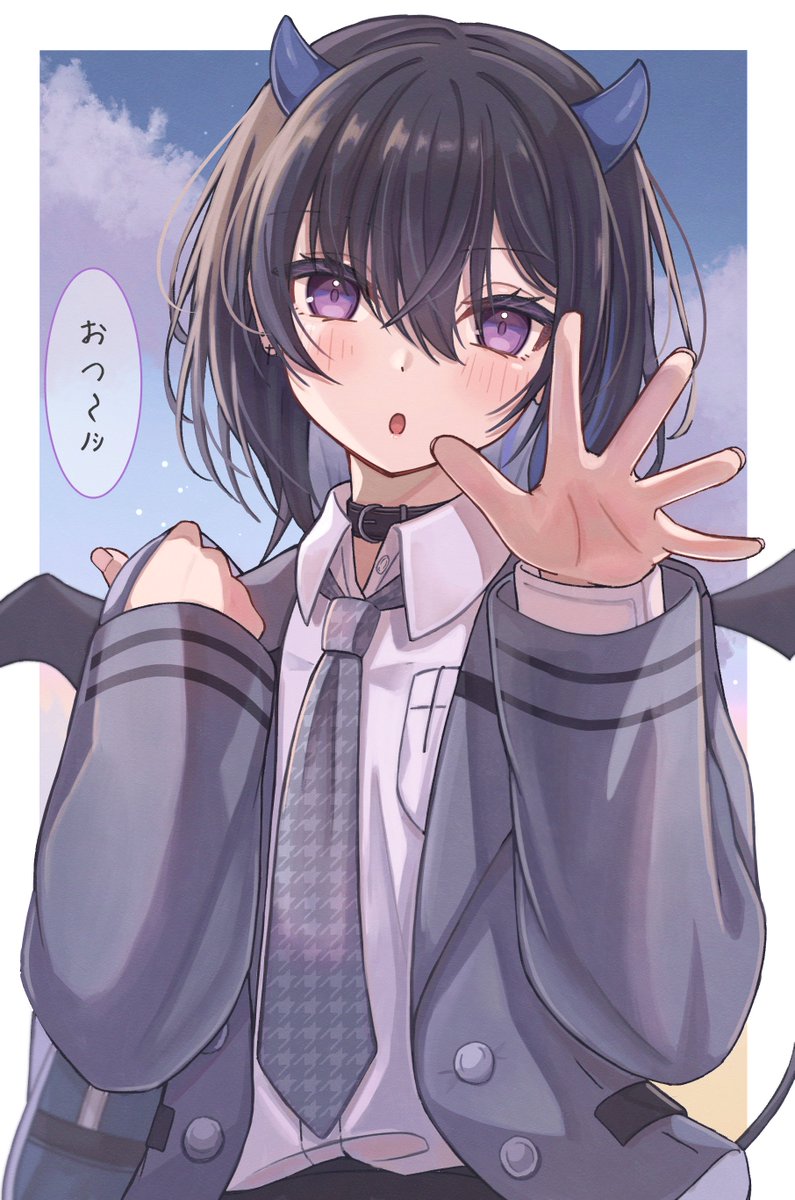 👿✨

#一ノ瀬の絵
#一ノ瀬うるは新衣装 