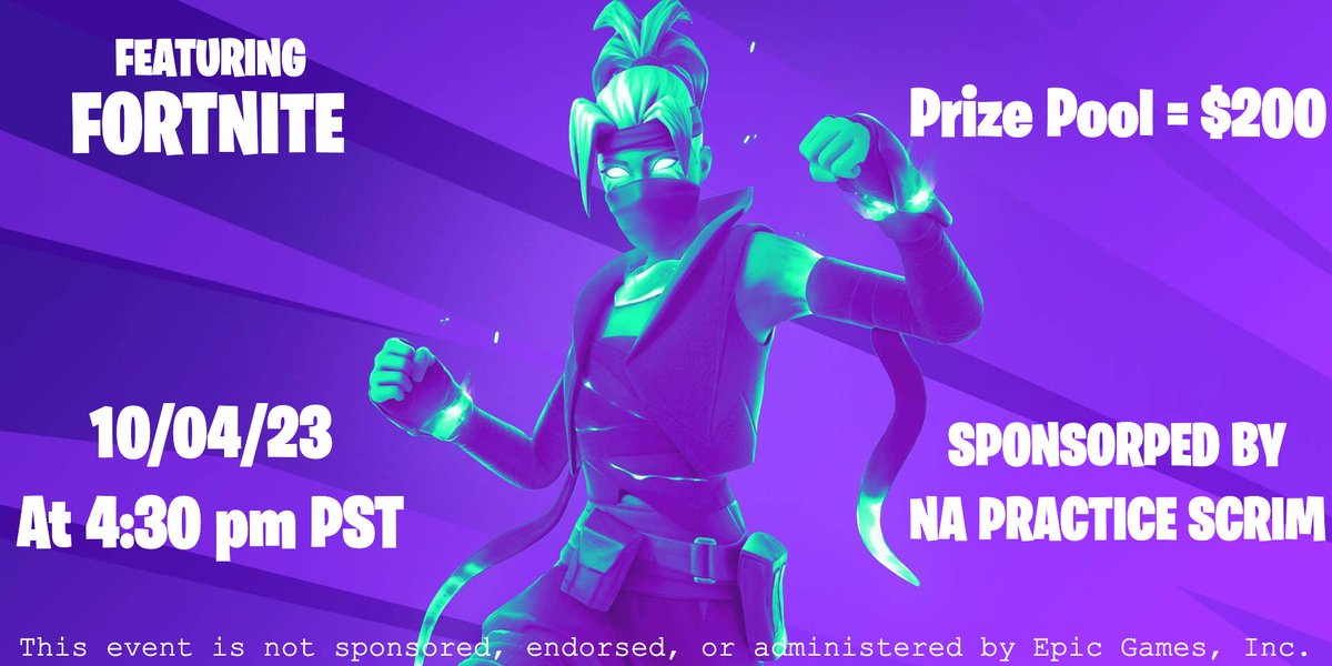 💰 $200 NA Practice Duo Ladder💰

To participate do the following:

- Follow <a href="/NaPracServer/">NA Practice Server</a> 
- Follow <a href="/DumbprosFN/">Dumbpros</a> 

- Like &amp; RT &amp; tag your duo

More info found in Discord - discord.gg/nascrim