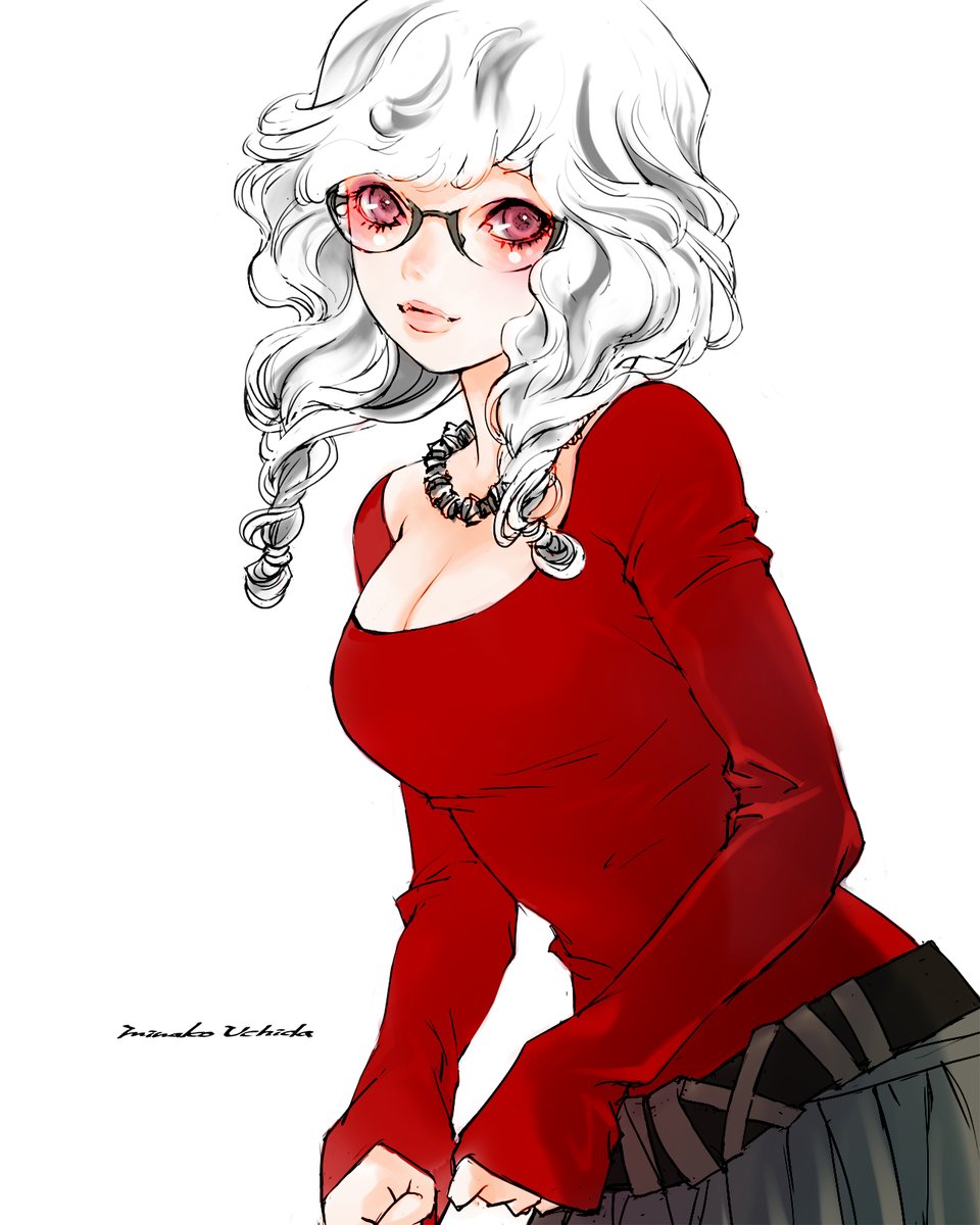 「#メガネの日 女性編」|内田美奈子のイラスト