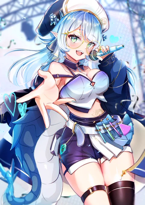 台湾VTuberの帕蘿妮 Paroniieさん描きました!Skebありがとうございました#pARTniie #Paroniie 