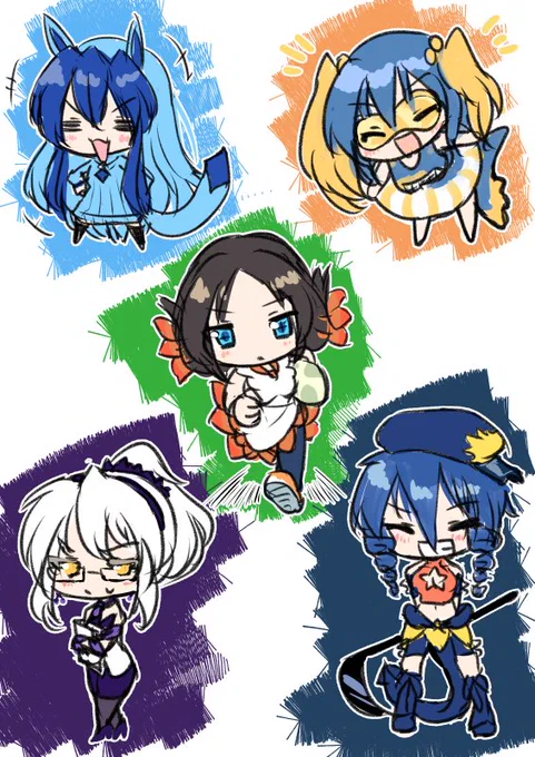 楽しいのはわたしだけ落書き。なんも描けない期に好き勝手に描けるのがいると助かる。