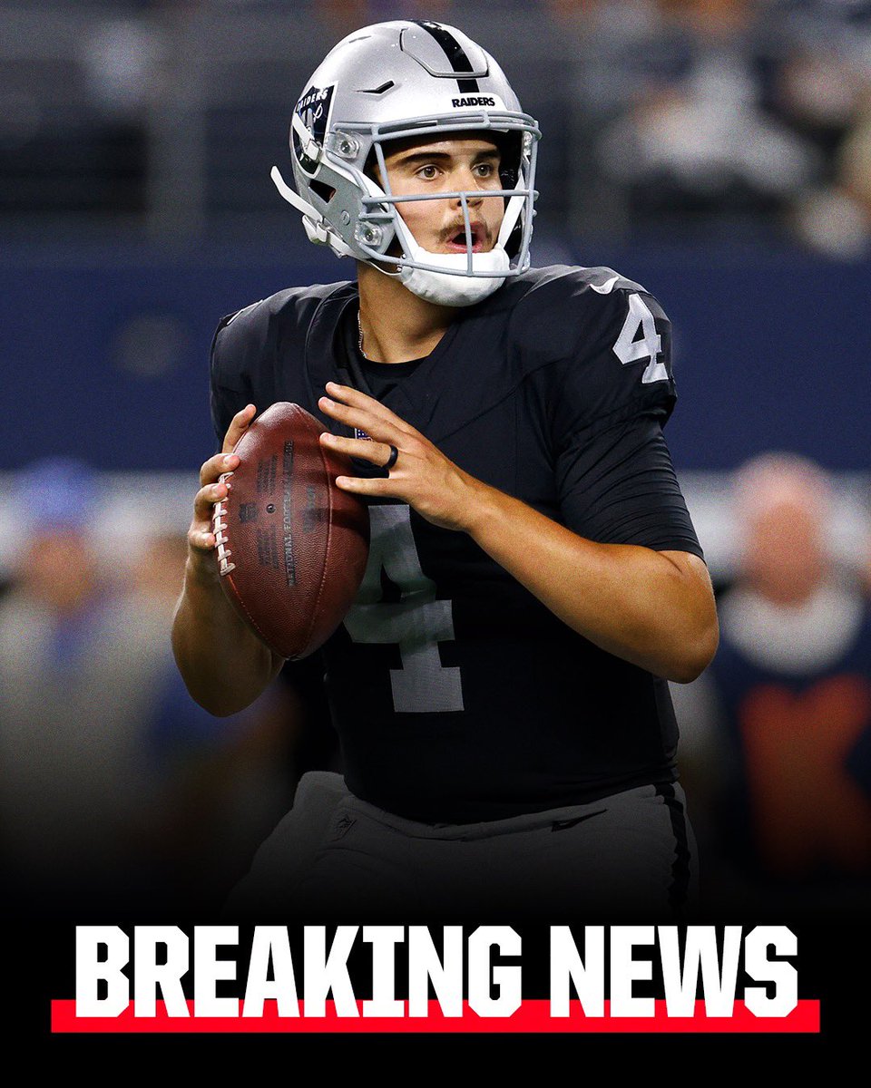 With veteran quarterback Jimmy Garoppolo out due to a concussion, Las Vegas has decided to start rookie fourth-round pick Aidan O’Connell versus the Chargers, per sources.