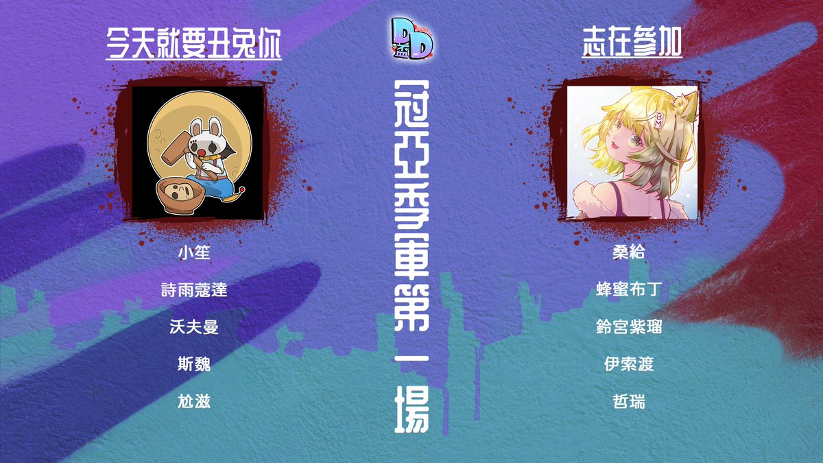DbdDawn's tweet photo. 🤡賽事預告Day2🤡

DAY2晉級的選手們都已經是前三名啦~
希望大家可以在DAY2的時候用力的搞耍🤡

🔺直播平台:https://t.co/QtqWmQXs3L
🔺比賽時間：10/01 晚間17:00-23:00

本次比賽期間也會有抽獎活動~
這次抽獎的內容為:陷阱殺手娃娃*1

#DeadbyDaylgiht #DD盃 #黎明盃 https://t.co/dxKGQUqTbP