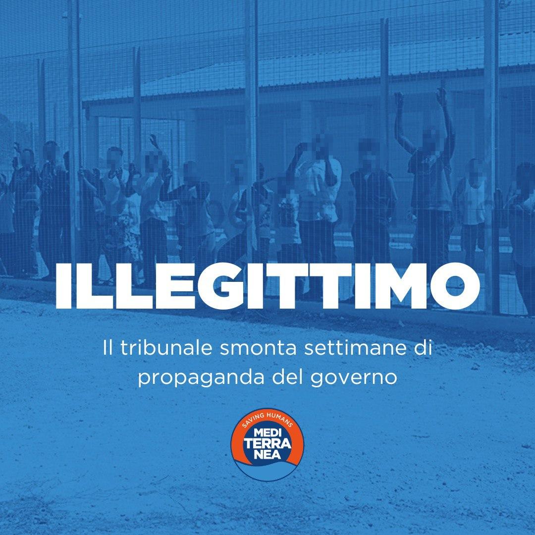 Ieri il Tribunale di #Catania ha giudicato incostituzionale il Decreto del Governo che prevede il trattenimento per 4 settimane dellə richiedenti asilo provenienti da cosiddetti "Paesi sicuri" nei CPR in caso di mancato pagamento di 4938 euro: non rispetta le normative europee.