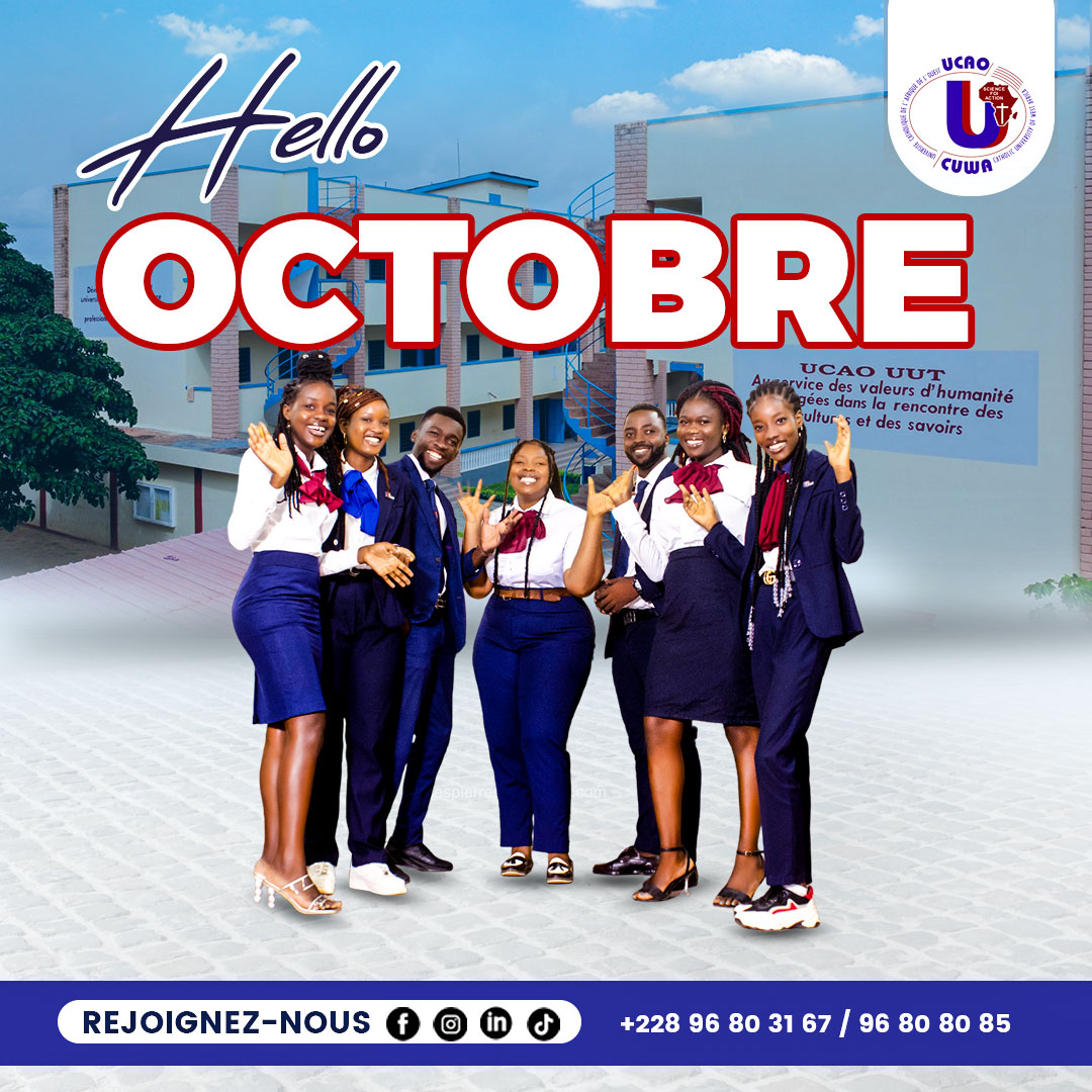 OCTOBRE est là !   Rappelle-toi toujours que demain appartient à ceux qui se sont préparés aujourd'hui ! Alors, fais en sorte que chaque journée de ton avenir soit beau. Faire de bons choix aujourd'hui t'ouvrira de bonnes portes demain.