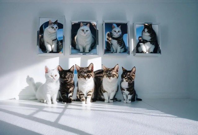 pipa417's tweet photo. mi abuela tiene 9 gatitos y hoy se han puesto todos juntitos asi q les he podido sacar esta foto para inmortarizarlos🥺 https://t.co/PRYavPLPt9