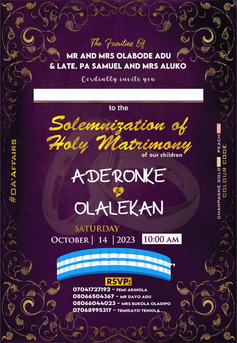 EknoredaVickky's tweet photo. We fit together like pieces of a puzzle, and nothing will pull us apart... Finally tying the Knot !
@larmmy we gada get this month ππππ
#OAAffairs
Emcee :@AdeyemiSijuwade https://t.co/7ySpt4yrQe