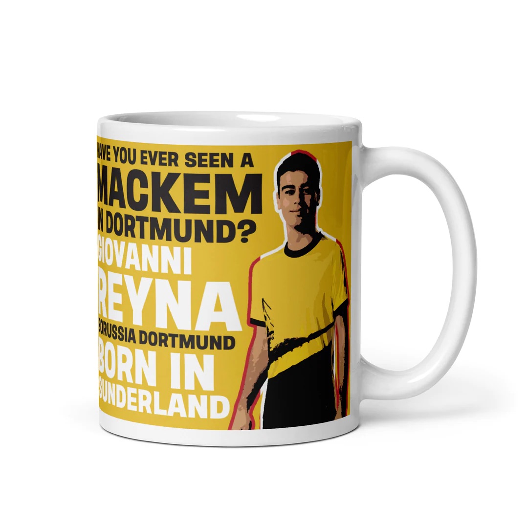 Have you ever seen a #mackem in #Dortmund ? Aye, he plays for them @GioAReyna10 as Mackem Daft have pointed out with their merch. T Shirt from mackemdaft.com/collections/ma… mug from mackemdaft.com/collections/al… #SAFC #sunderlandafc @RokerReport @Ramma_____ @sunechosafc