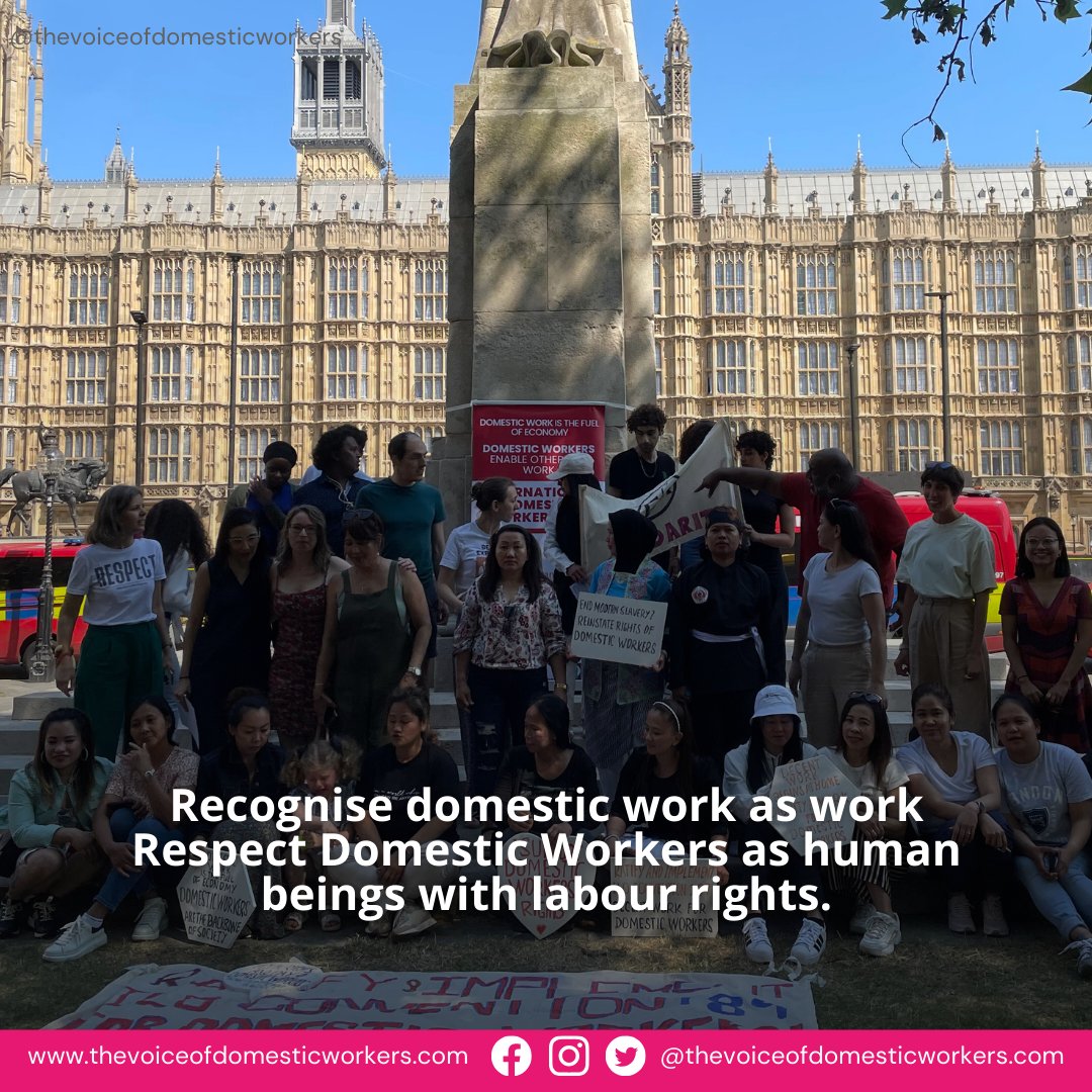 🌟 Domestic work IS work! 🌟 Let's recognize domestic work for its value and respect domestic workers as human beings with inherent labour rights. Empathy, fairness, and dignity should be at the core of how we treat those who contribute immensely to our households and society.