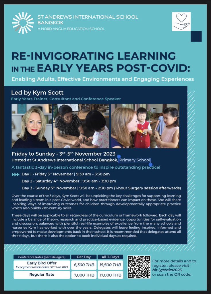 Bangkok Early Years peeps! Kym is coming back! Who hooooo! kymscottconsultancy.com/bangkok-event-… .
