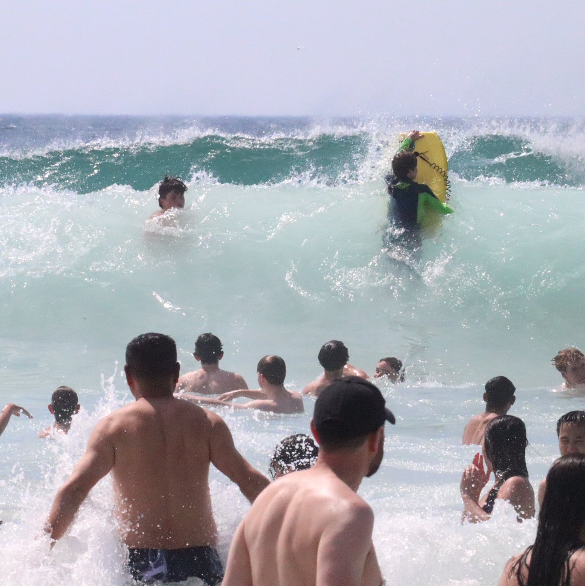 Lovely day at #Manly beach #Sydney #NSW today  <a href="/ManlyAustralia/">Manly Beach, Sydney</a> Surf was pumping.