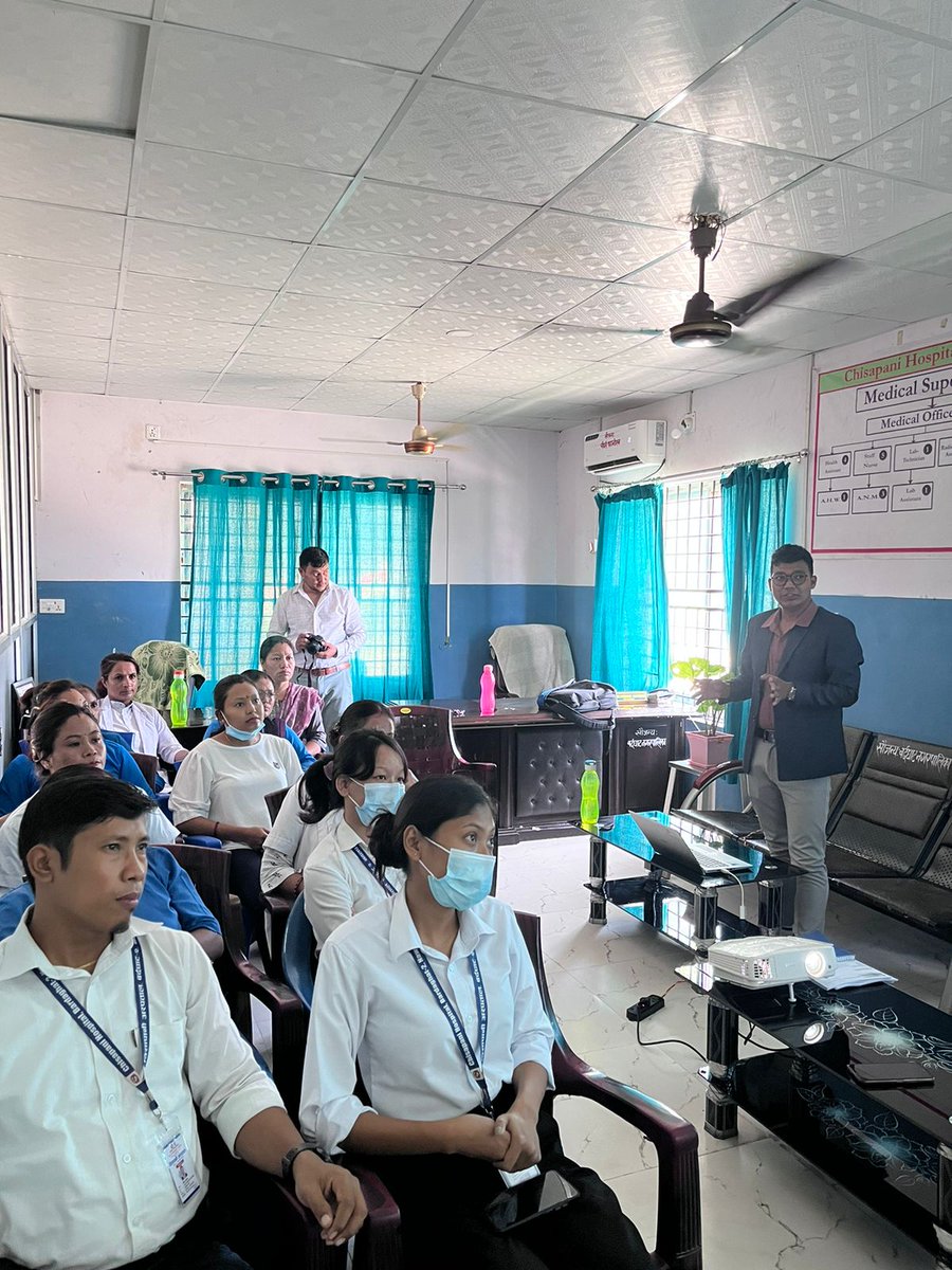 foundation_cg's tweet photo. Initiation of Hospital Waste Management. @chisapanihospital
Chaudhary Foundation organized 2 days of soft skill training for the hospital team regarding the waste management system of the Hospital.
#chaudharyfoundation #cgcorpglobal #chisapanihospital #softskilltraining https://t.co/YBvWWXrQcq