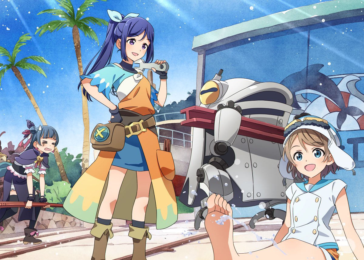 津島善子 「【告知】 LoveLive!Days11月号の献本をいただきました。 表紙めっち」|加藤アカツキのイラスト