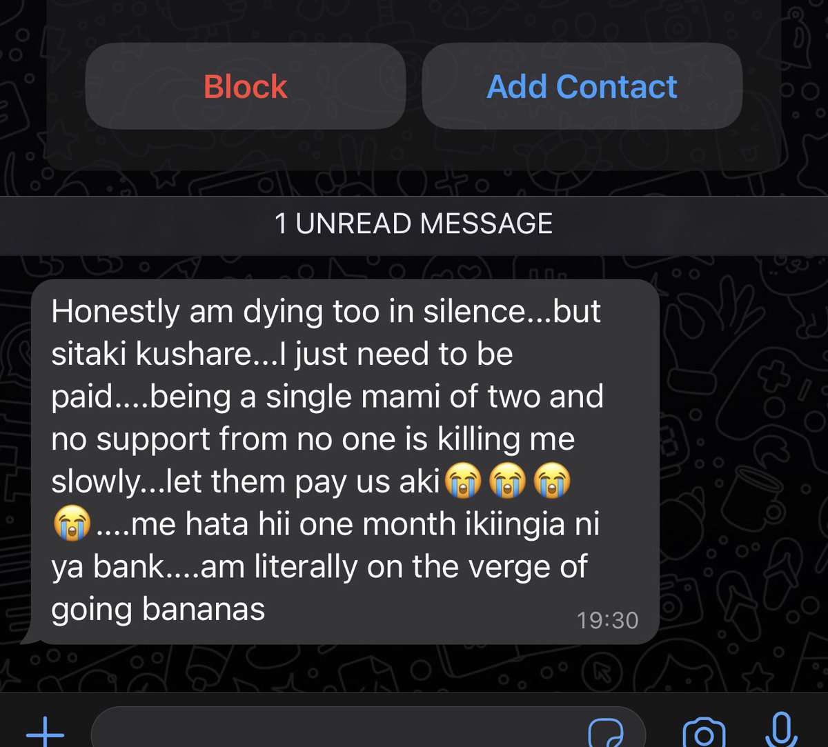 LeonLidigu's tweet photo. As you go to church pls pray for the Kenyan health workers @MOH_Kenya employed to fight COVID under UHC ,hasn’t paid for 5 months , used them &amp; wants to fire by May 2024. MoH told me they had a deal with Counties to absorb them but Counties refused  @AnneWaiguru @Nakhumicha_S .😩 https://t.co/0IWBRrQRCQ