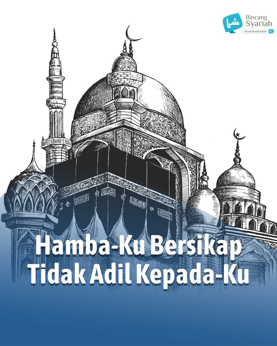 BincangSyariah's tweet photo. Pernahkah Tuhan merasakan ketidakadilan hamba-Nya?

“Hamba-Ku bersikap tidak adil kepada-Ku. Saat hamba-Ku berdoa memohon sesuatu, Aku malu menolaknya. Tapi ketika hamba-Ku bermaksiat kepada-Ku, dia tidak malu kepada-Ku.”

Sumber: kitab Madarij as-Salikin https://t.co/Vr4snZPYKj