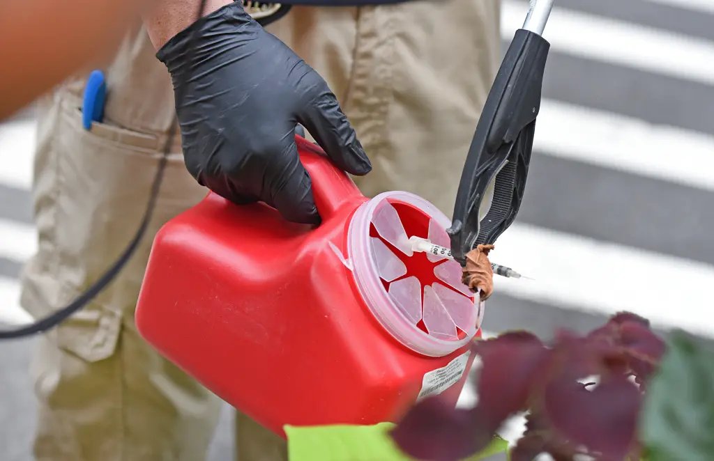 OfficialUScrime's tweet image. The Sanitation Department in the city collected over 90,000 needles from public spaces in the last fiscal year, marking a 30% increase over the previous year. #NeedleCollection #DrugPolicies #OverdoseDeaths