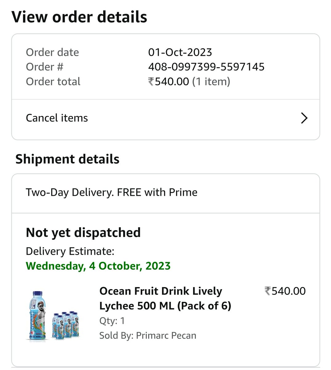 @imVkohli @OceanBeverages Yay! Ordered It Right Away & I'm Excited To Try It Out!! Anything To Meet You!!! 😍

#CheerforIndia #OceanDrinks