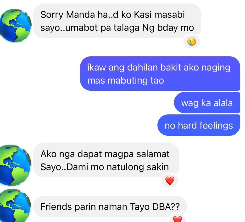 AkoSiMandaragat's tweet photo. PARA SA LAHAT NG NAGTATANONG
KASI NAPAKADAMI NYO NA 🤣🤣🤣
Here are his exact words.

This is the last time na magsasalita ako about him. Let him be guys mabait cyang tao at naging maayos naman ang anuman meron kami dati. Naging masaya ako sa kanya

LOVE LOVE LOVE LANG TAYO ❤️⚓️ https://t.co/1KjGo0c3v5