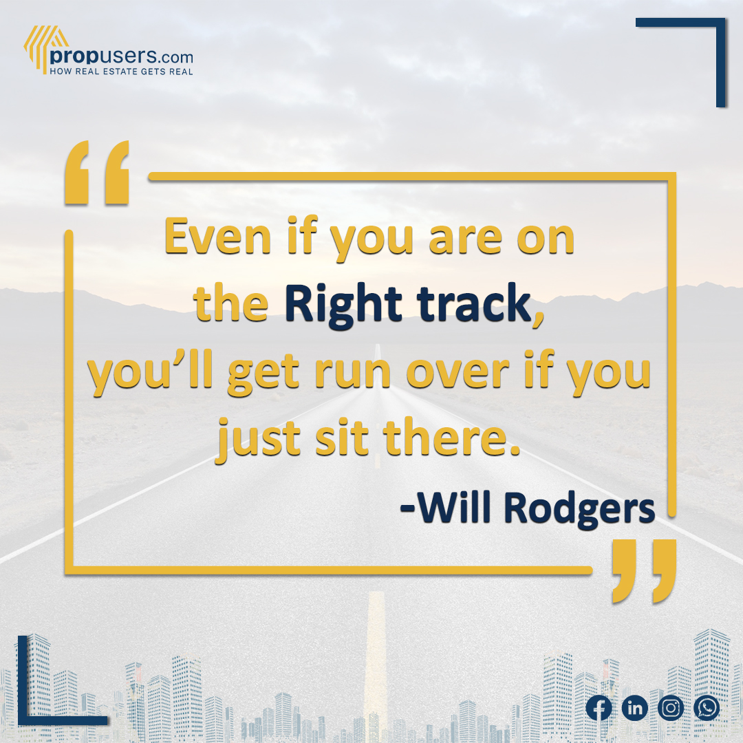 Propusers's tweet photo. "Even if you are on the right track, you'll get run over if you just sit there." #KeepMovingForward 🚂💨 https://t.co/6okbxnjG9g