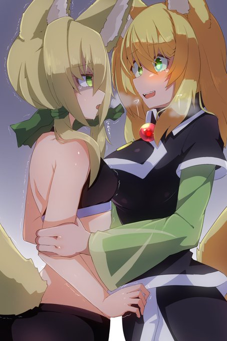 ほぼ毎日うちの子                    
499枚目 胡弓/翡翠

アルコールが含まれていたけもみみが生える薬を服用した翡翠に捕まる胡弓の図 