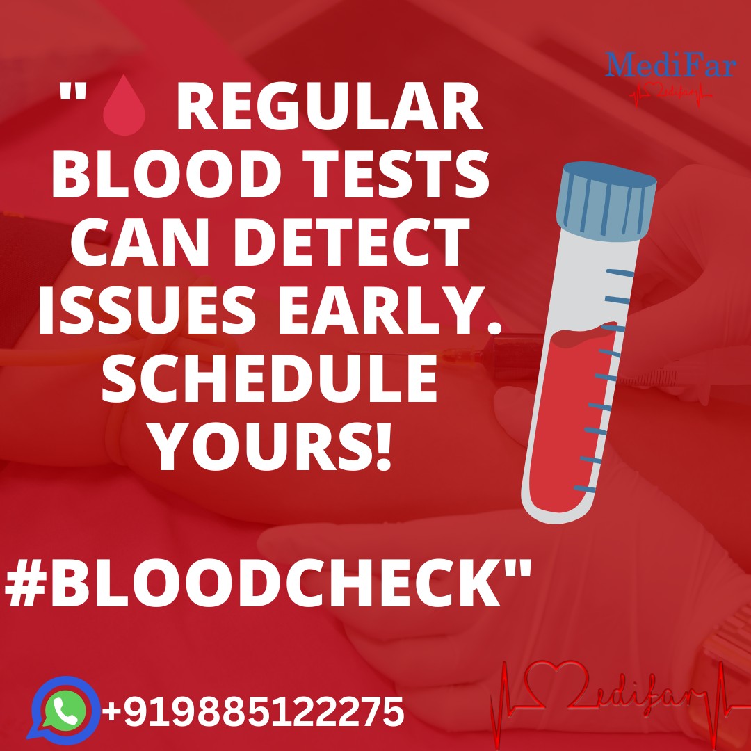 'Regular blood tests can detect issues early. Schedule yours!

'📷 రెగ్యులర్ రక్త పరీక్షలు ముందుగానే సమస్యలను గుర్తించగలవు. మీది షెడ్యూల్ చేసుకోండి!
#రక్తపరీక్ష'
 #BloodCheck'
#AntioxidantBoost #BerryLove #BreatheEasy #LungHealth  #EatInModeration #BalanceIsKey #StayConnected