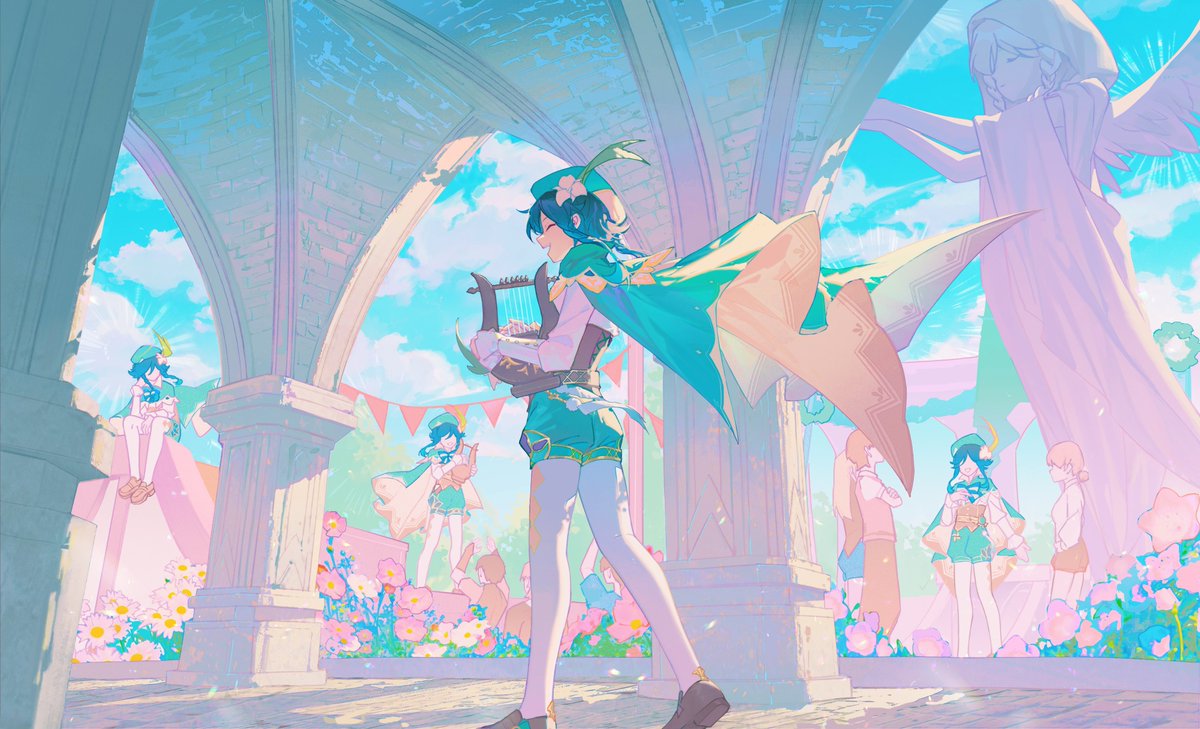 ayanon_iterator's tweet image. My emotion of the day: freedom！
The Anemo Archon always provides Mondstadt with just the right guidance and assistance, encouraging freedom and guiding his people to independently solve their problems.🥰🥰
#FeeltheImpact  #GenshinImpact #GenshinImpact3Years #EOTD  #dailymood