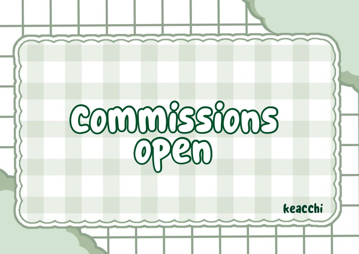 keacchi's tweet photo. ‼️ re: commissions ‼️rts appreciated

slots are unlimited since i somehow have more time than before. please dm me if interested 🙇‍♀️

also, i’m still learning how to use p*yp*l so please bear with me. thank you so much!

more info below https://t.co/zaDy2gE8GL