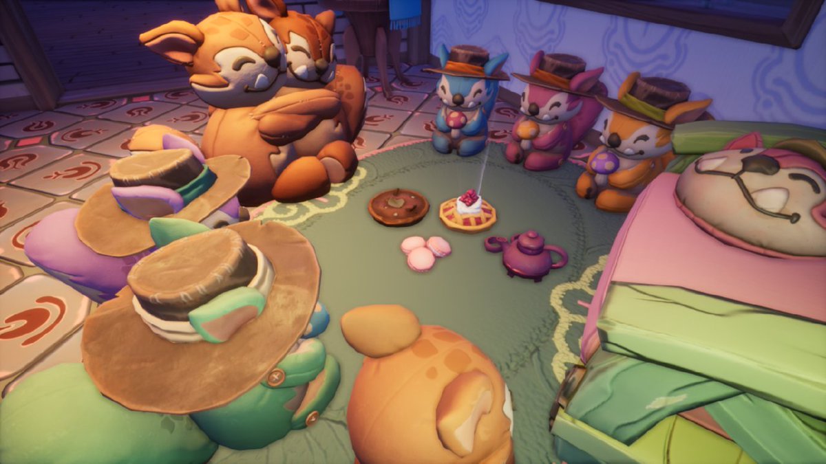 _artnathy's tweet photo. E uma (nem tão) pequena festinha do chá também 🫖☕️🥧 
Palia Ideas https://t.co/X9FdFRon0P